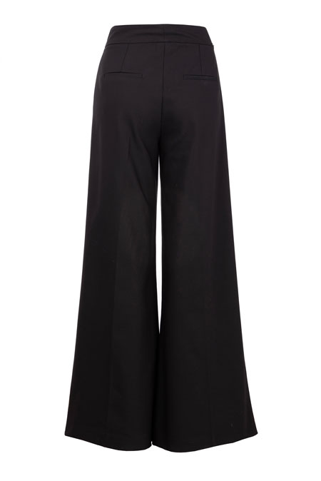 Ženske pantalone širokih nogavica sa ušicima Tiffany Production