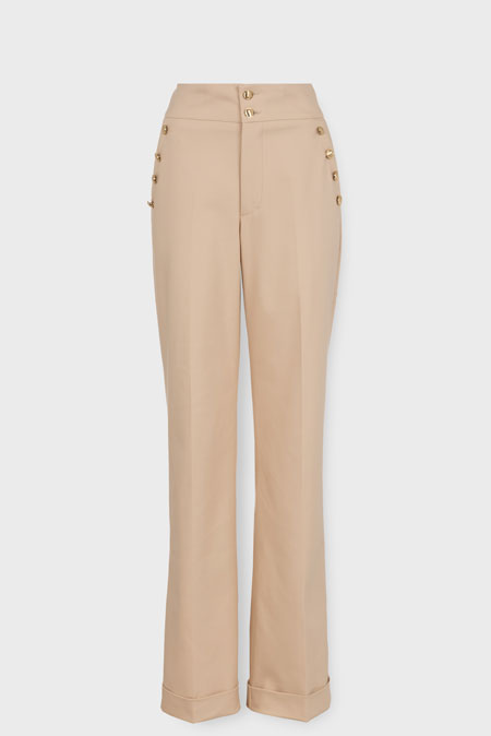 Elegantne pantalone širokog kroja Tiffany Production