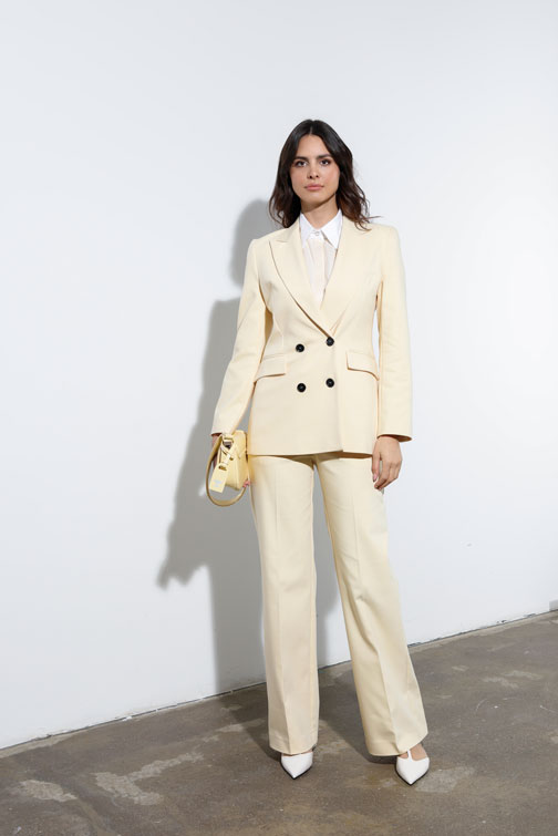 Tiffany Production Pantalone ravnog kroja