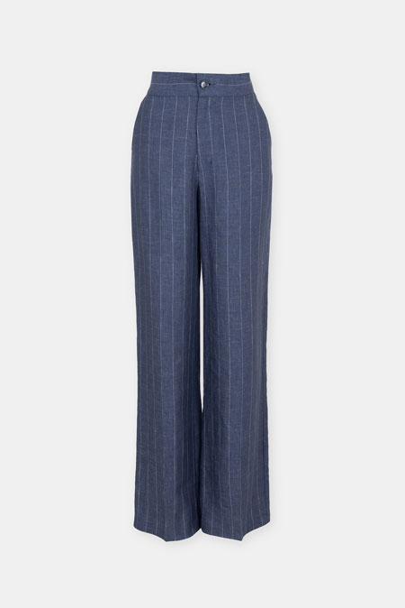 Lanene pantalone sa prugama Tiffany Production