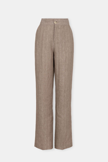 Tiffany Production Lanene pantalone sa prugama