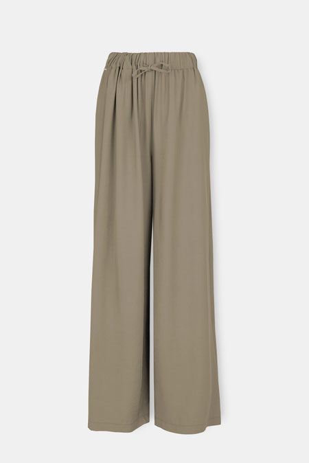 Udobne lepršave pantalone sa elastičnim pojasom Tiffany Production