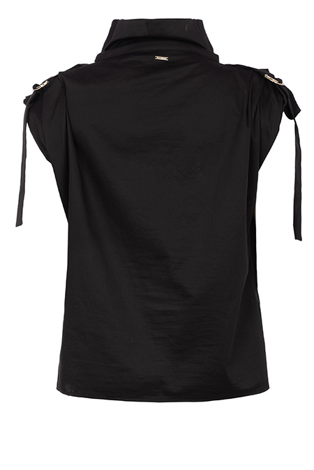 Bluza bez rukava sa visokom kragnom i kaiševima Tiffany Production