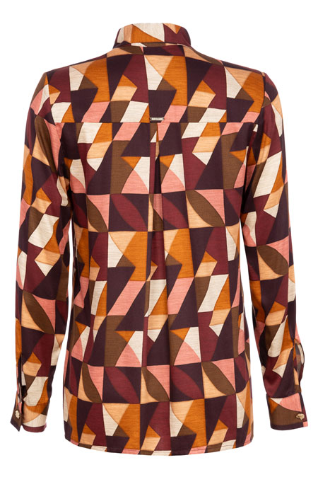 Ženska bluza dugih rukava sa kragnom Tiffany Production