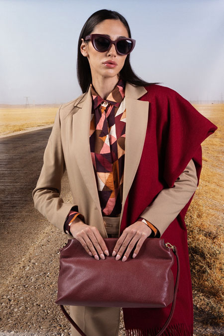 Ženska bluza dugih rukava sa kragnom Tiffany Production