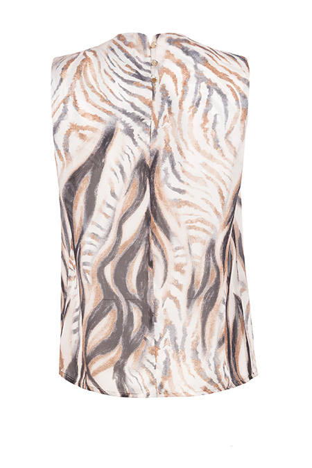 Bluza bez rukava sa naglašenim ramenima Tiffany Production