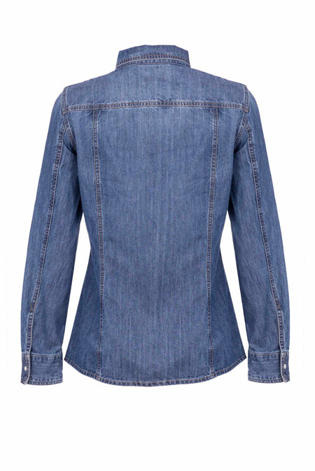 Ženska teksas košulja sa nitnama Tiffany Production