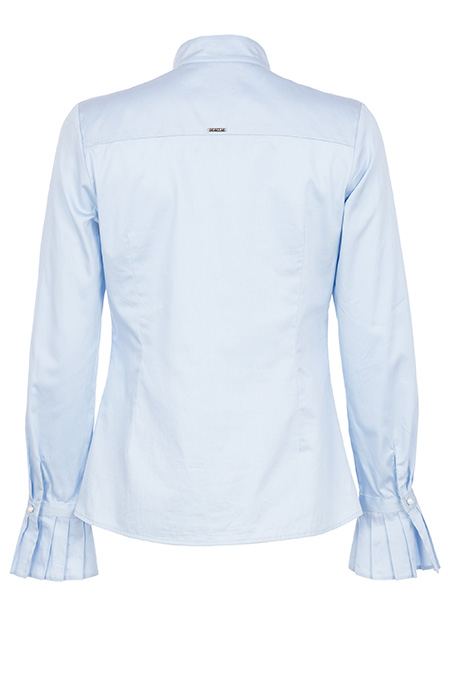 Ženska košulja dugih zvonastih rukava sa ukrasnim brošem Tiffany Production