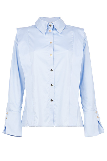 Tiffany Production Košulja sa asimetričnim detaljem i dugmadima