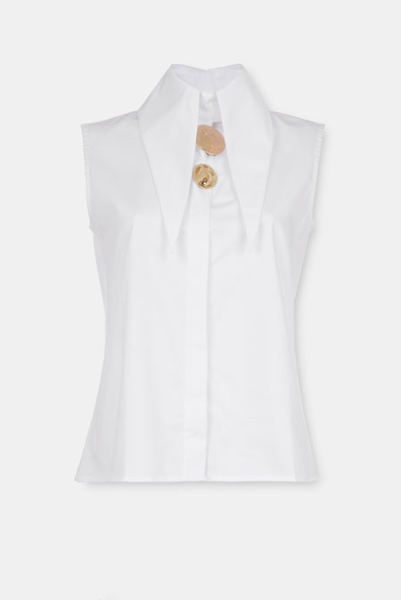 Košulja bez rukava sa naglašenom kragnom Tiffany Production