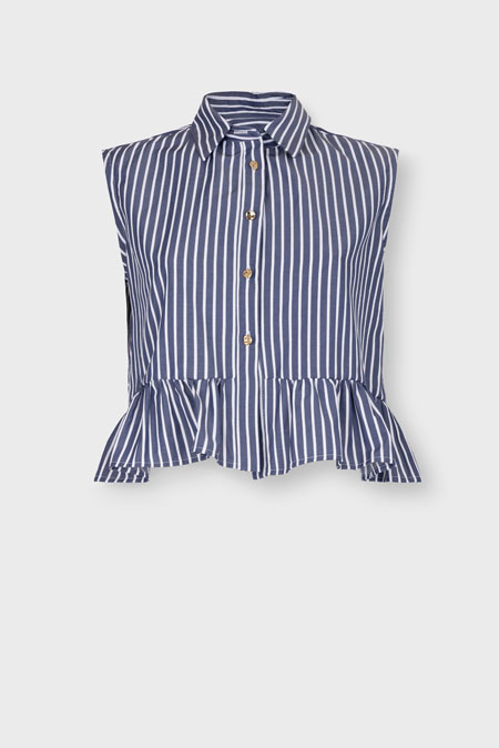 Prugasta košulja bez rukava Tiffany Production