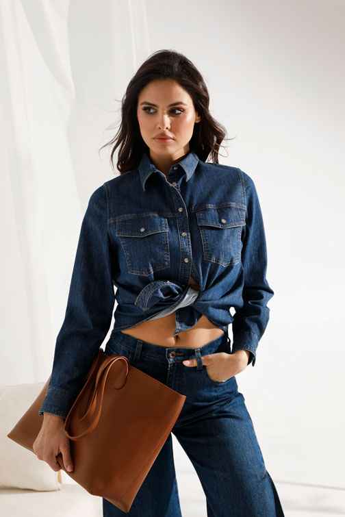 Tiffany Production Teksas košulja klasičnog kroja