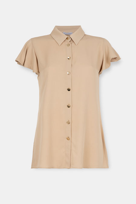 Košulja sa kratkim lepršavim rukavima Tiffany Production