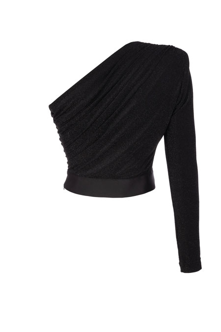 Top na jedno rame sa satenskim pojasom Tiffany Production