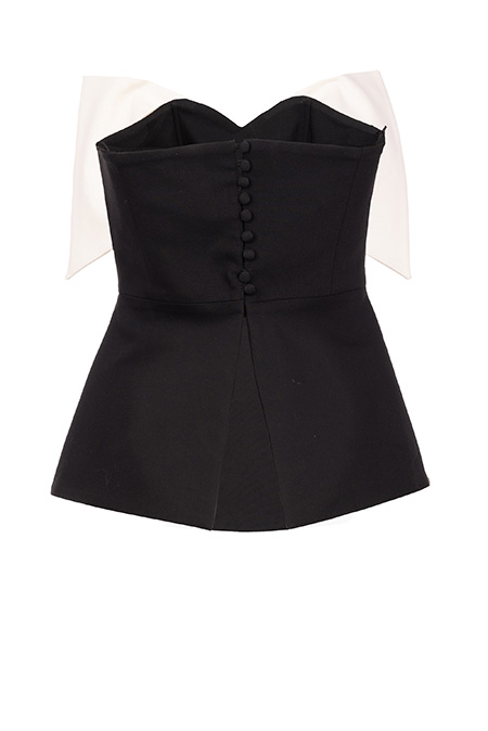 Top sa ukrasnom mašnom i kopčanjem pozadi Tiffany Production