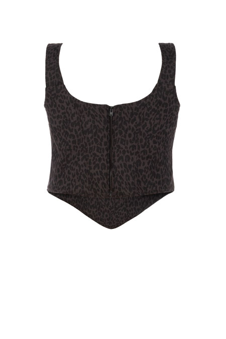 Ženski top sa leopard printom Tiffany Production