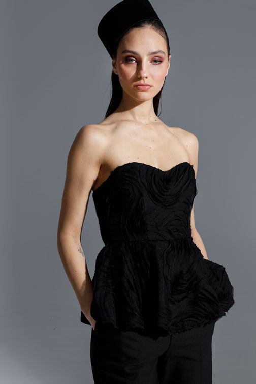 Top sa izraženom teksturom Tiffany Production