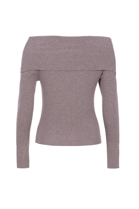 Ženski džemper dugih rukava sa spuštenim ramenima Tiffany Production