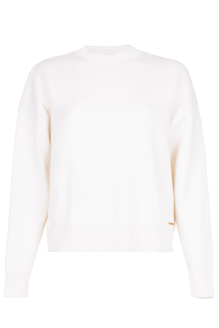 Ženski džemper sa okruglim izrezom i spuštenim rukavima Tiffany Production