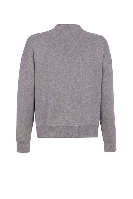 Ženski džemper sa okruglim izrezom i spuštenim rukavima Tiffany Production