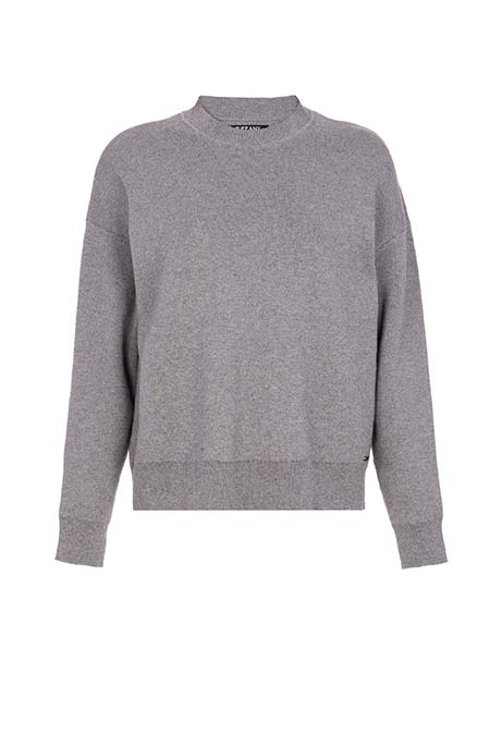 Ženski džemper sa okruglim izrezom i spuštenim rukavima Tiffany Production