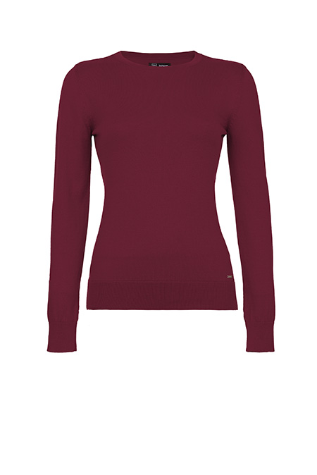 Ženski bazni džemper dugih rukava od 100% pamuka Tiffany Production