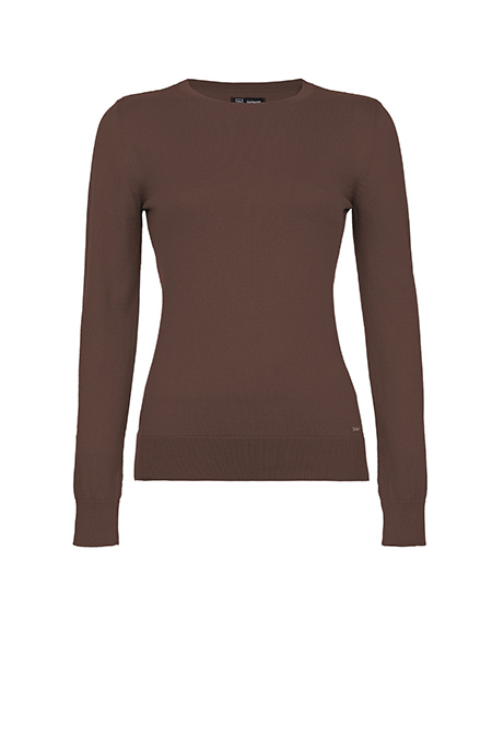 Ženski bazni džemper dugih rukava od 100% pamuka Tiffany Production