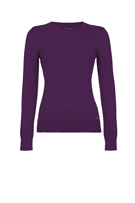 Ženski bazni džemper dugih rukava od 100% pamuka Tiffany Production