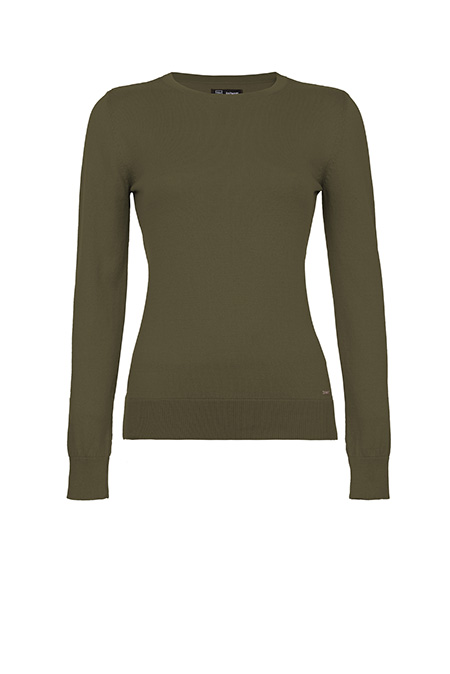 Ženski bazni džemper dugih rukava od 100% pamuka Tiffany Production