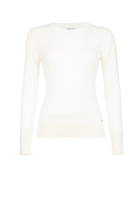 Ženski bazni džemper dugih rukava od 100% pamuka Tiffany Production
