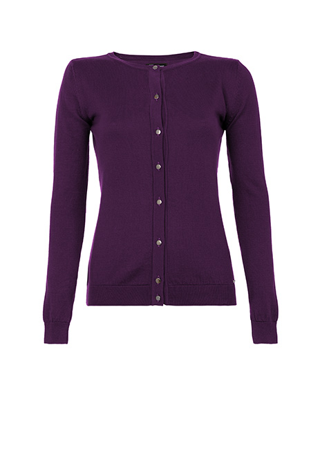 Ženski bazni džemper dugih rukava od 100% pamuka sa dugmićima Tiffany Production