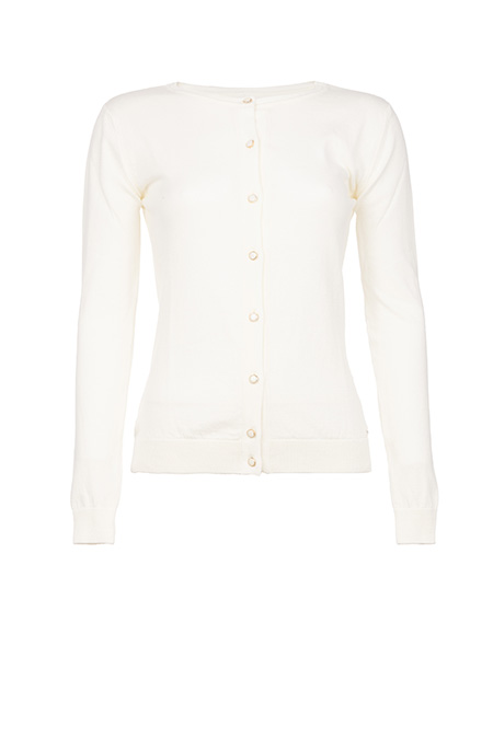 Ženski bazni džemper dugih rukava od 100% pamuka sa dugmićima Tiffany Production