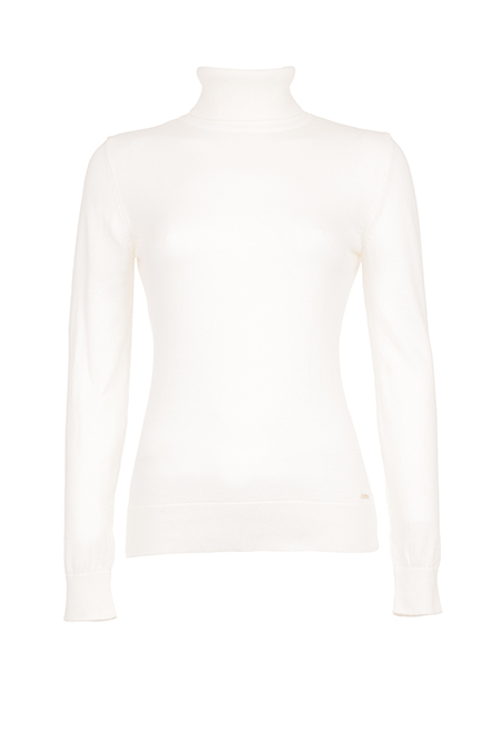 Bazna ženska rolka dugih rukava sa rebrastom porubom Tiffany Production