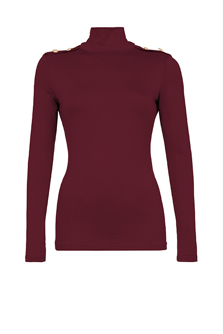 Tiffany Production Ženska rolka sa ukrasnim dugmićima na ramenima