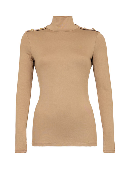 Ženska rolka sa ukrasnim dugmićima na ramenima Tiffany Production