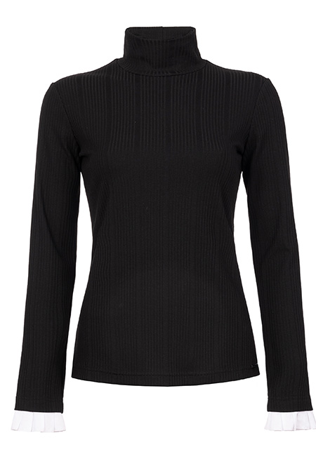 Tiffany Production Ženska rebrasta rolka dugih rukava