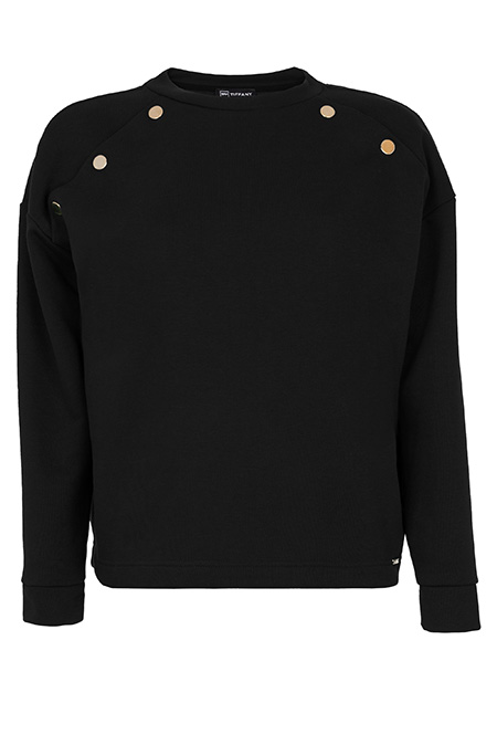 Ženski duks dugih rukava sa ukrasnim dugmićima Tiffany Production