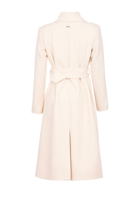 Midi kaput dugih rukava sa ukrasnim dugmićima i kaišem Tiffany Production