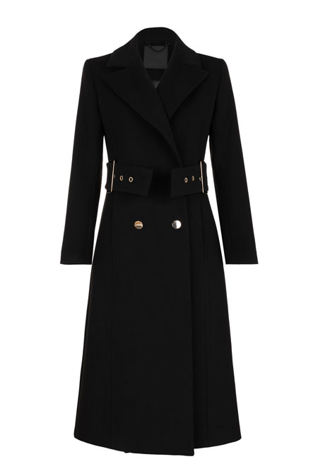 Elegantni dugi kaput sa zlatnim detaljima Tiffany Production