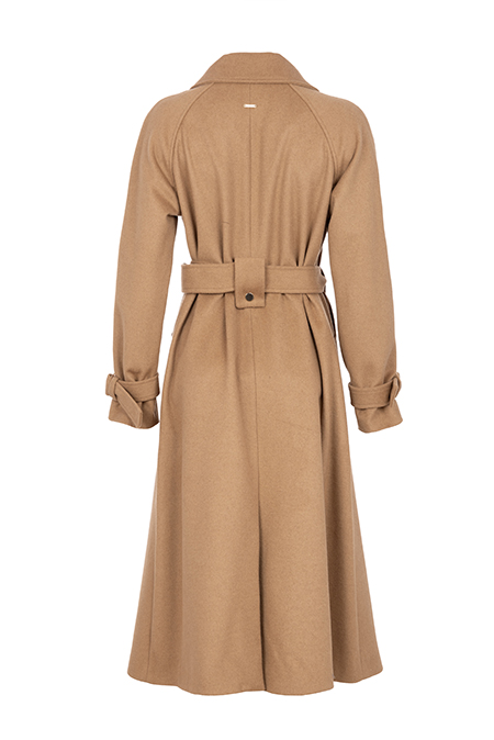 Ženski midi kaput sa skrivenim kopčanjem Tiffany Production