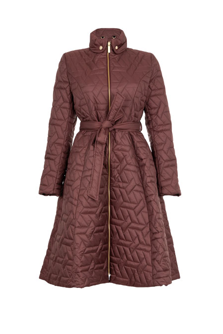 Elegantna prošivena jakna sa pojasom Tiffany Production