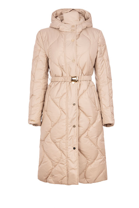 Prošivena midi jakna sa kapuljačom i kaišem Tiffany Production