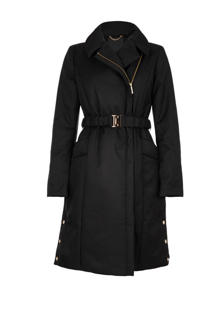 Jakna na preklop sa rajsferšlusom i pojasom Tiffany Production