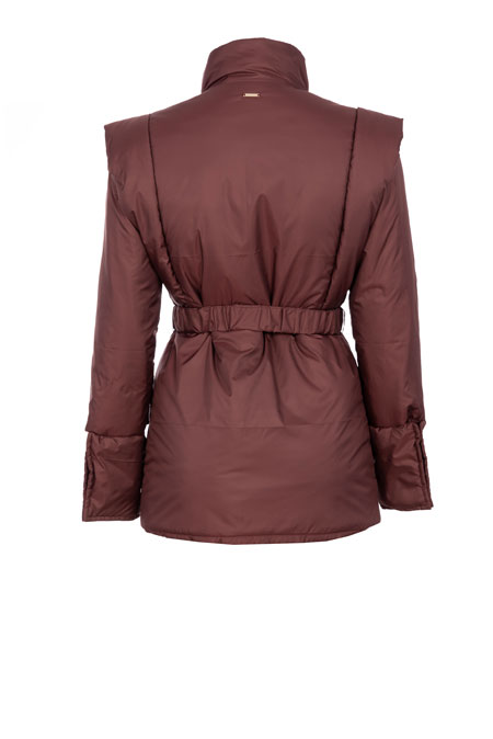 Ženska kratka jakna sa asimetričnim detaljem i pojasom Tiffany Production