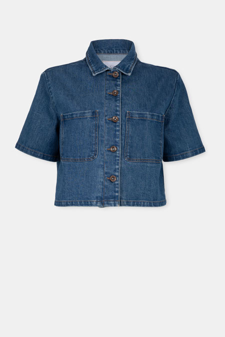 Tiffany Production Teksas jakna kratkih rukava