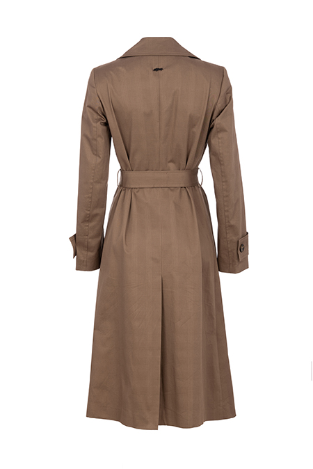 Ženski midi mantil sa kaišem i kopčanjem na preklop Tiffany Production