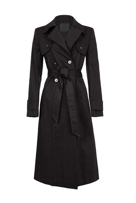 Tiffany Production Ženski midi mantil sa kaišem i kopčanjem na preklop