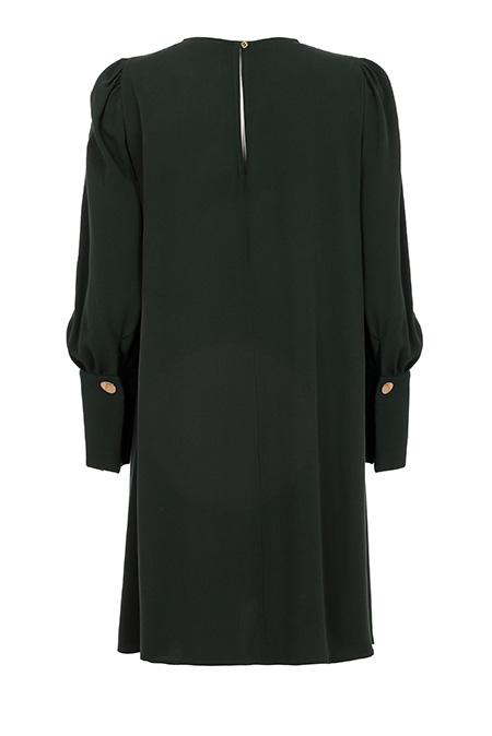 Haljina dugih rukava sa brošem od 100% viskoze Tiffany Production