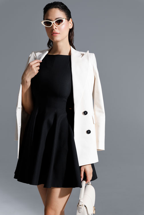 Mini haljina bez rukava Tiffany Production