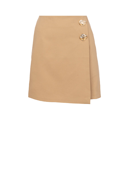 Mini suknja sa imitacijom preklopa Tiffany Production